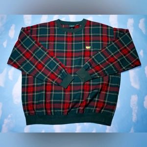 Vintage Masters Plaid Windbreaker Jacket Made in USA